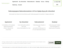 Tablet Screenshot of fodevaregruppen.dk
